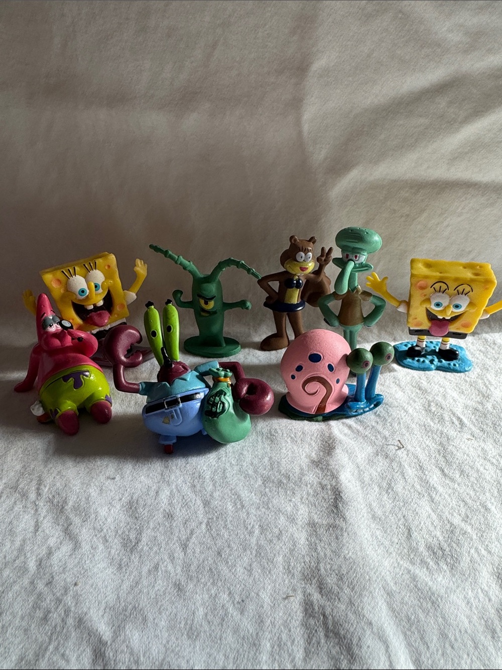 Complete Nickelodeon SpongeBob SquarePants Assorted Character Toy Figures Set